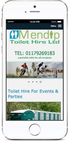 Mendip Toilet Hire Mobile Design